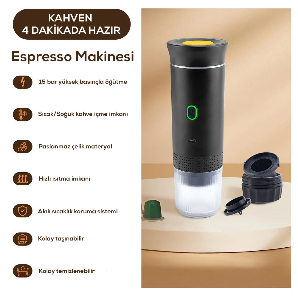 FreshPress™ - Taşınabilir Kahve Makinesi